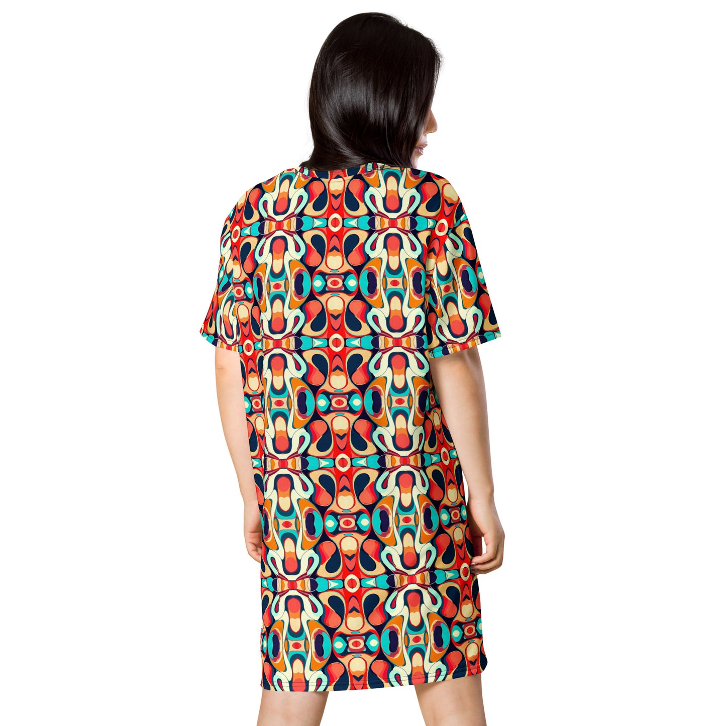 DMV 1436 Vintage Artsy T-shirt dress