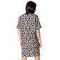 DMV 2086 Geo Boho T-shirt dress