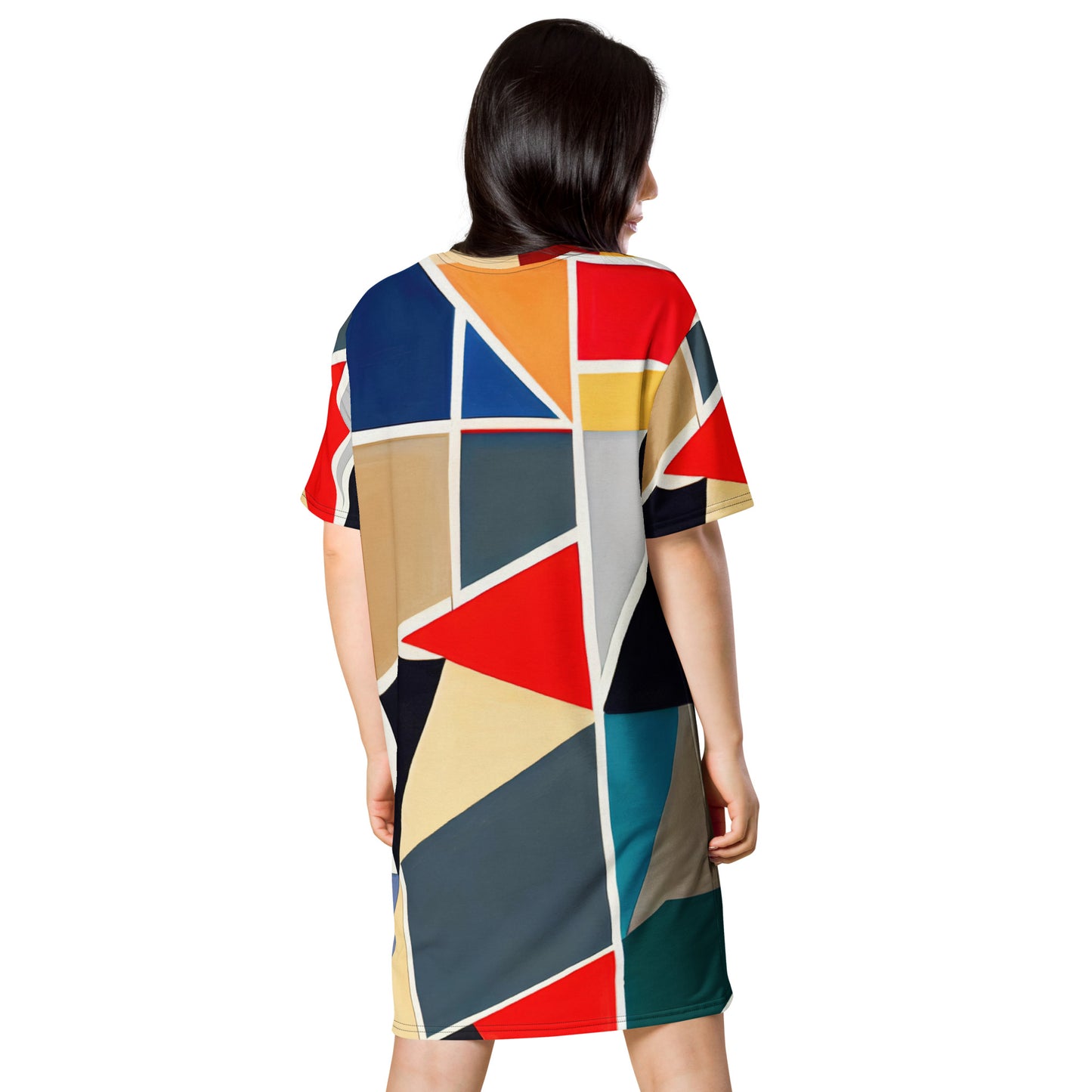 DMV 1876 Abstract Art T-shirt dress