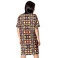 DMV 1810 Geo Boho T-shirt dress