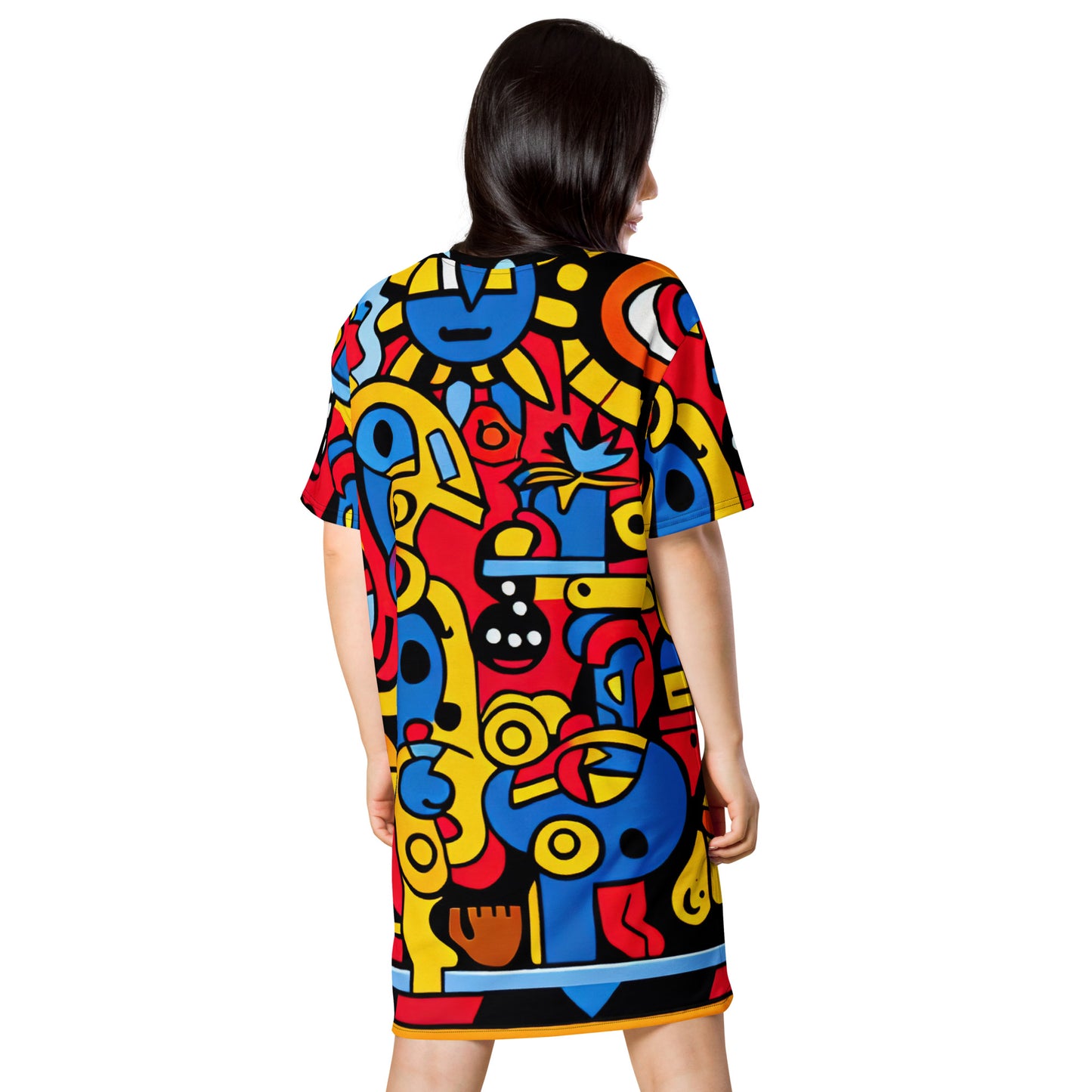 DMV 0714 Psy Art T-shirt dress