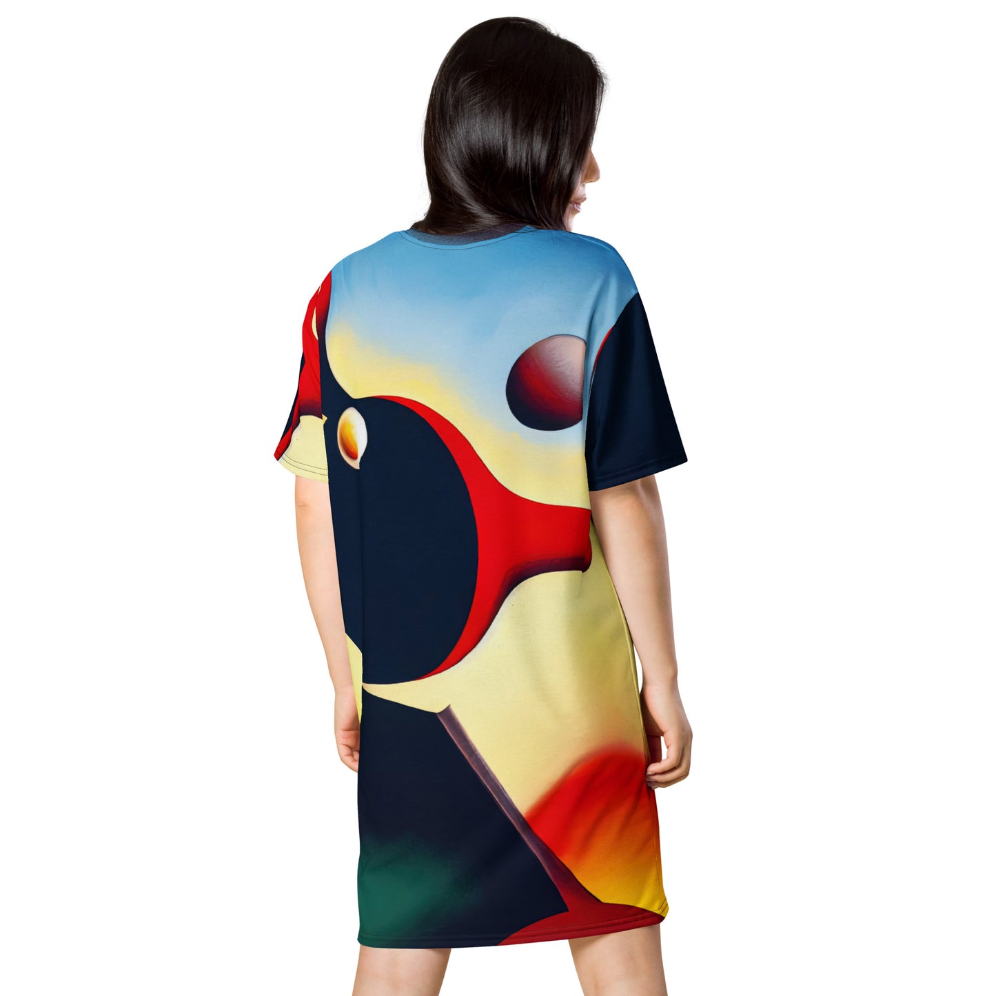 DMV 1296 Retro Art T-shirt dress