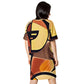 DMV 0672 Abstract Art T-shirt dress