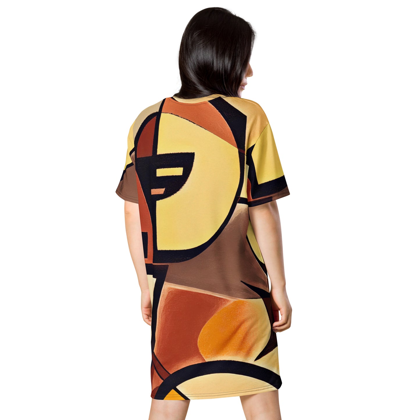 DMV 0672 Abstract Art T-shirt dress