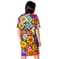 DMV 0860 Floral T-shirt dress