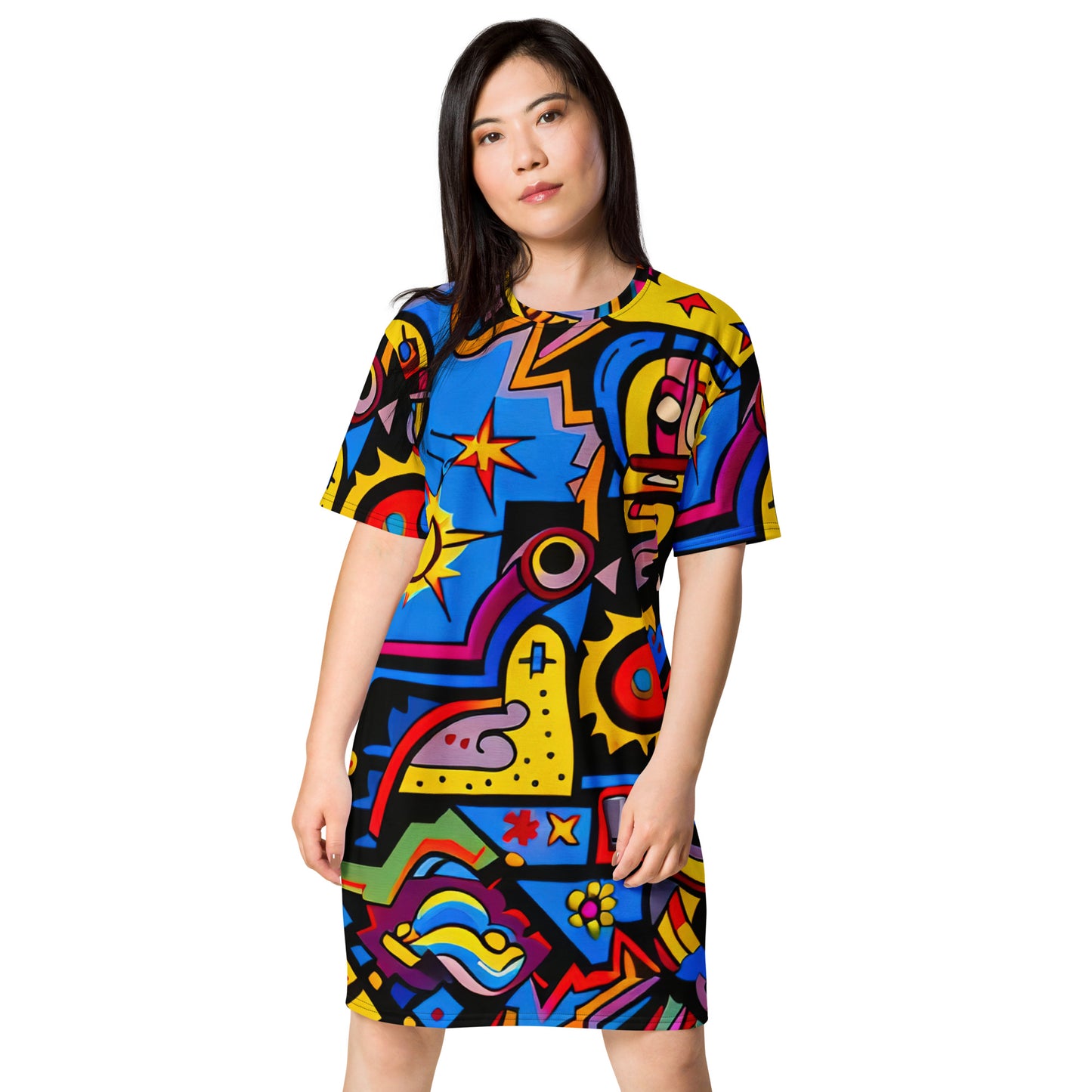 DMV 0235 Psy Art T-shirt dress