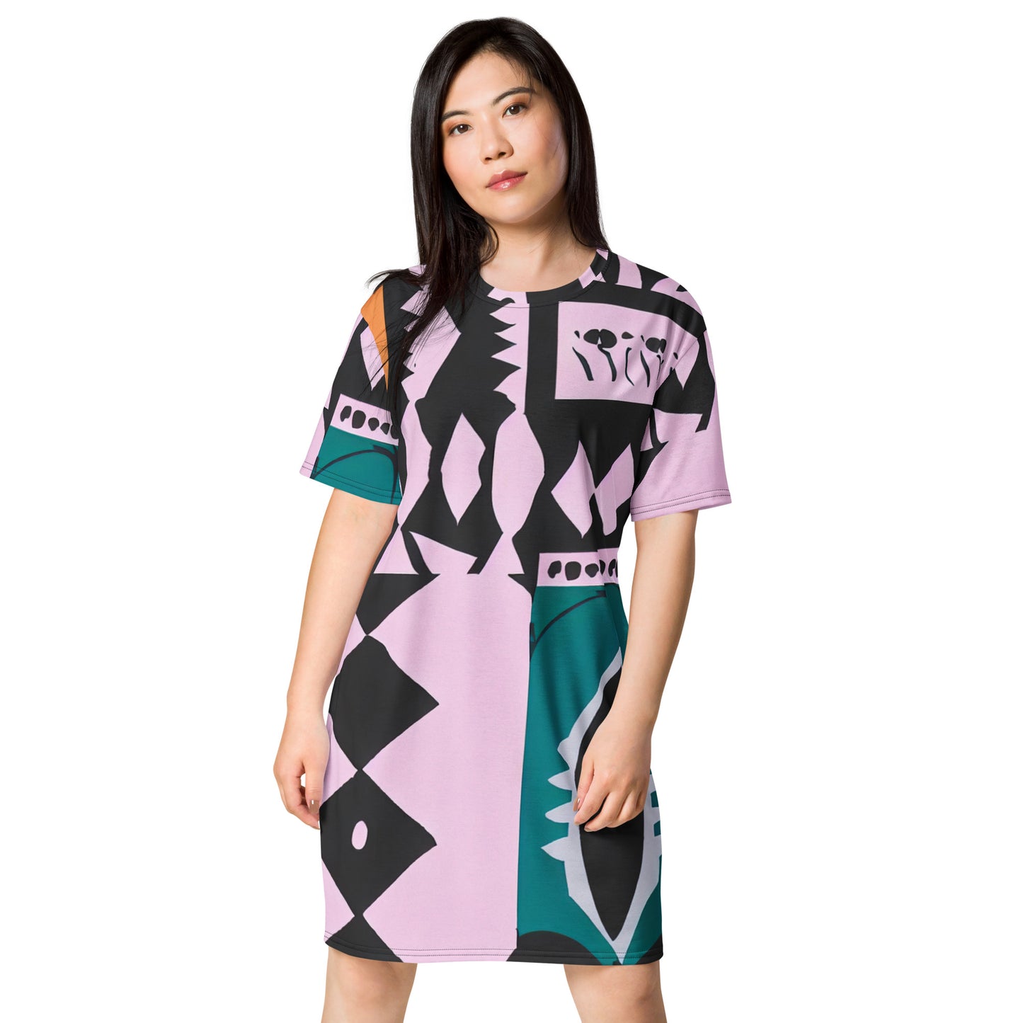 DMV 0229 Boho T-shirt dress