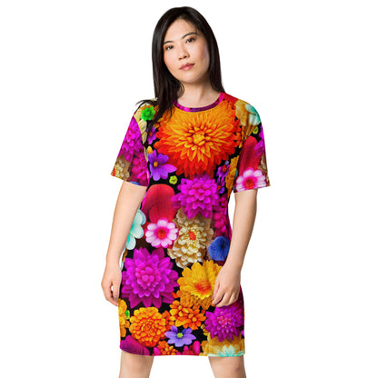 DMV 0238 Floral T-shirt dress