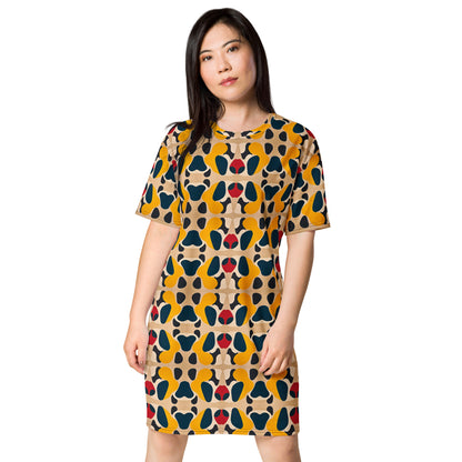 DMV 0236 Vintage Artsy T-shirt dress