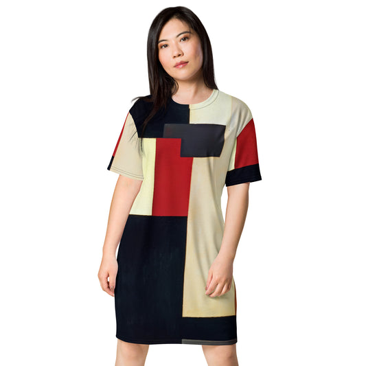 DMV 0212 Abstract Art T-shirt dress