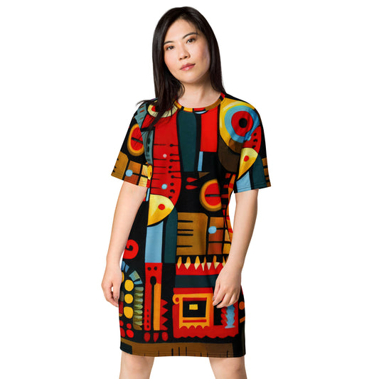 DMV 0233 Psy Art T-shirt dress