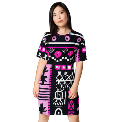 DMV 0026 Boho T-shirt dress