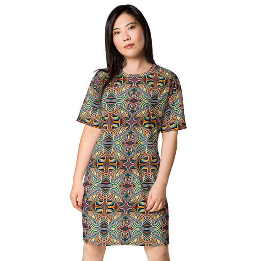 DMV 0213 Conceptual Artsy T-shirt dress