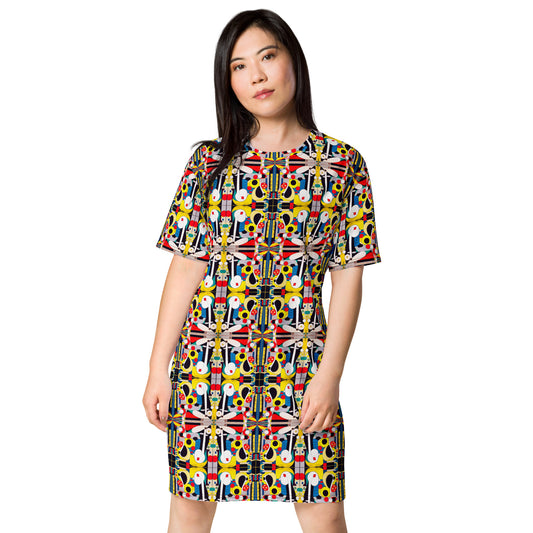 DMV 0246 Chic Boho T-shirt dress