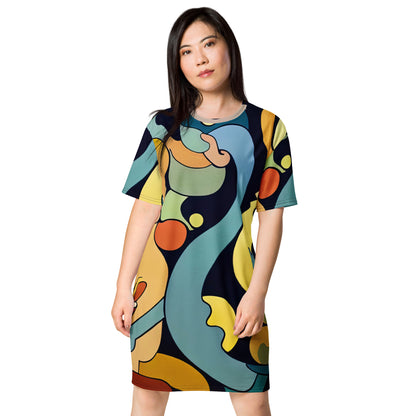 DMV 0242 Retro Art T-shirt dress