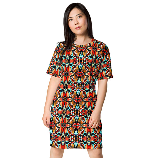 DMV 0210 Vintage Artsy T-shirt dress