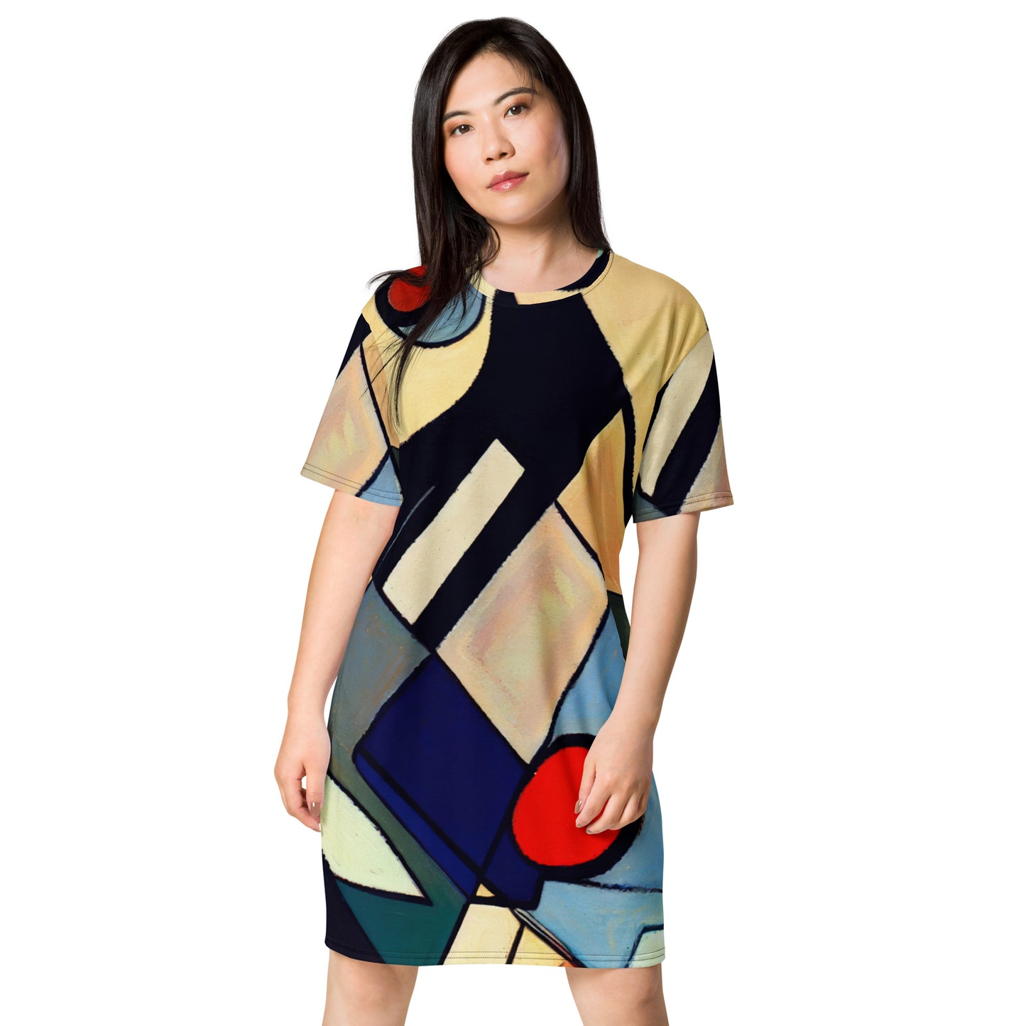 DMV 0234 Abstract Art T-shirt dress