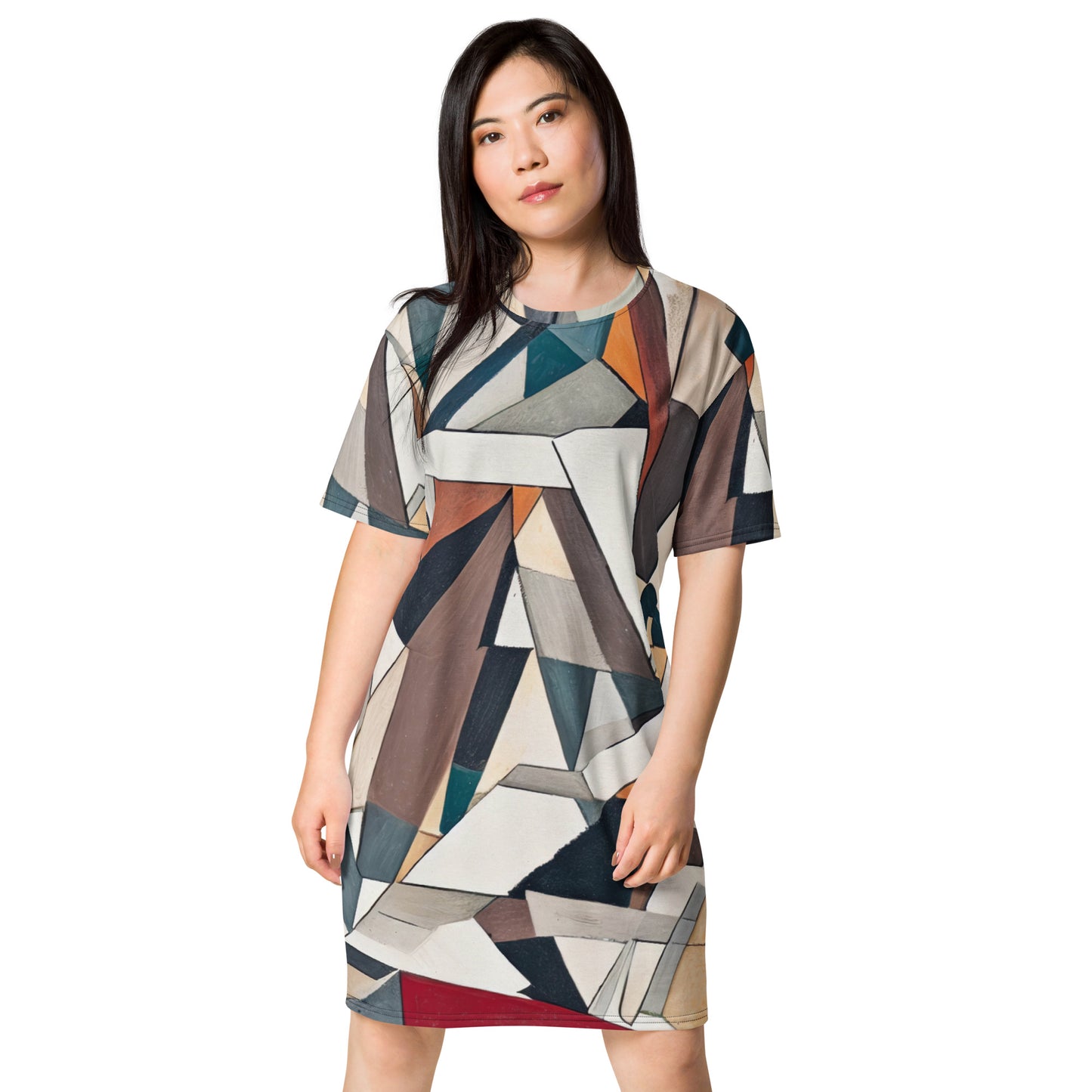 DMV 0264 Abstract Art T-shirt dress