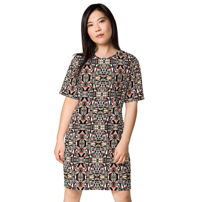 DMV 0131 Chic Boho T-shirt dress