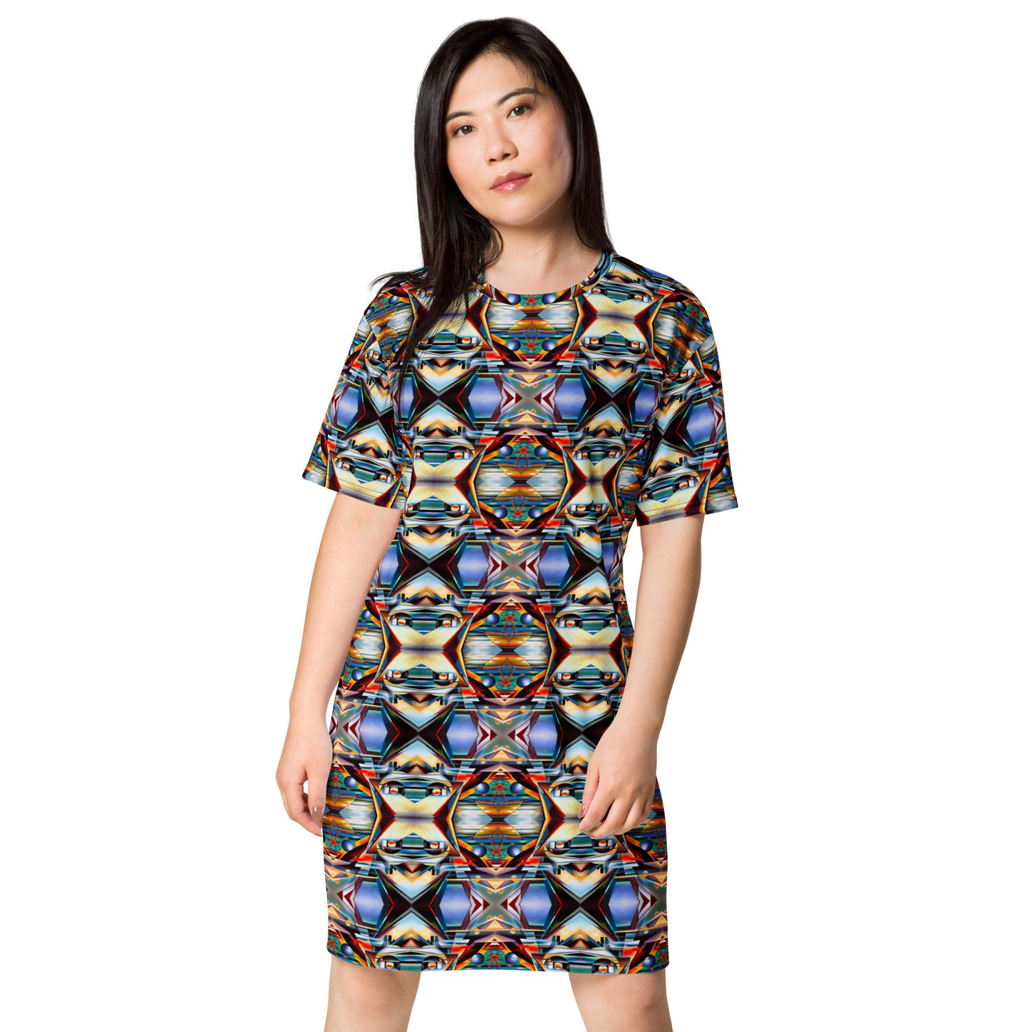 DMV 0221 Conceptual Artsy T-shirt dress