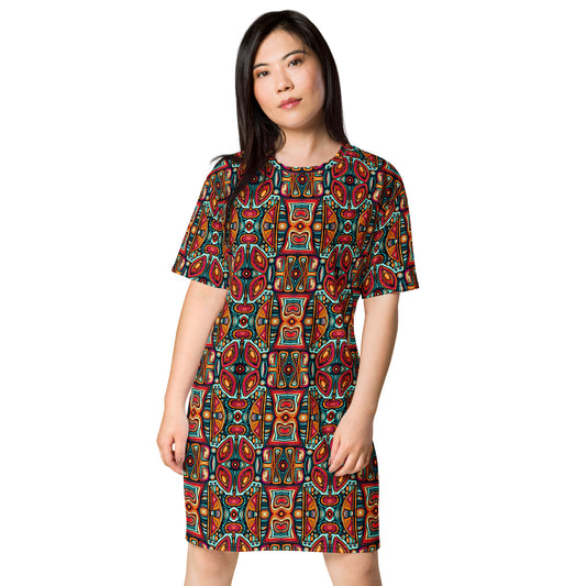 DMV 0113 Psy Artsy T-shirt dress