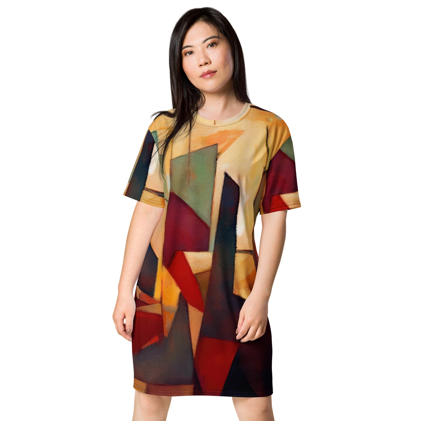 DMV 0251 Abstract Art T-shirt dress