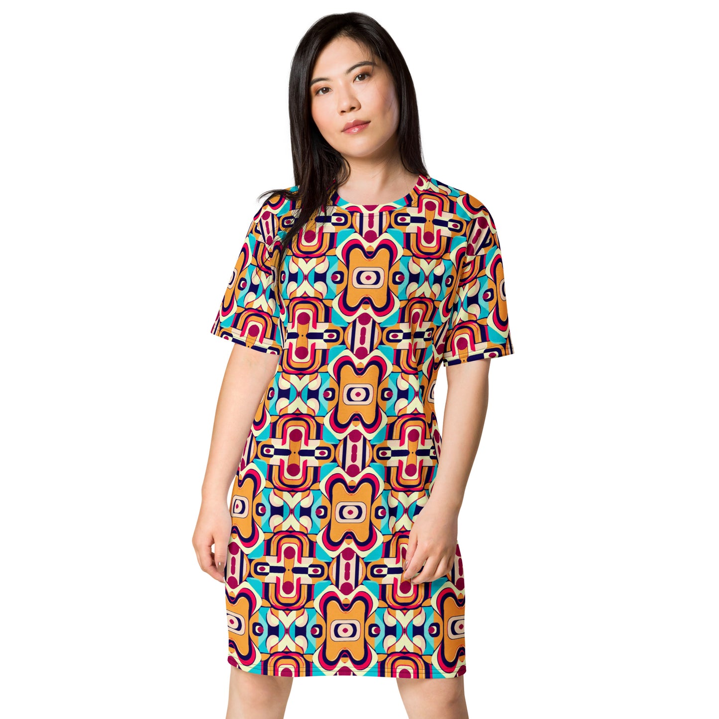 DMV 0160 Vintage Artsy T-shirt dress