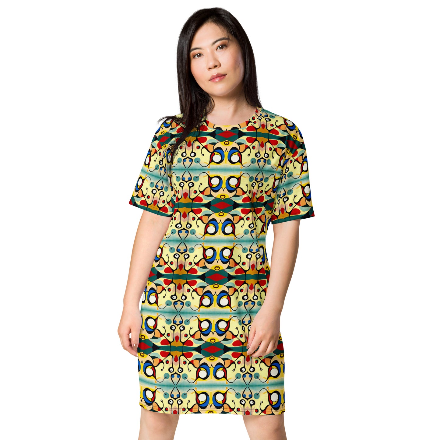 DMV 0405 Vintage Artsy T-shirt dress