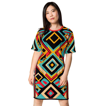 DMV 0155 Boho T-shirt dress