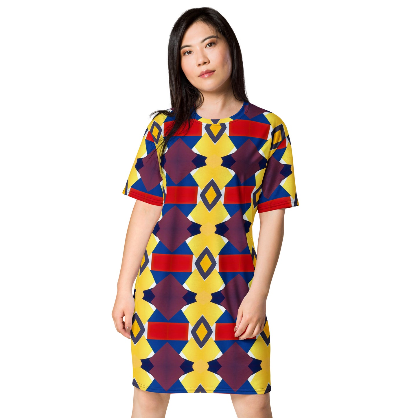 DMV 0418 Classic Boho T-shirt dress