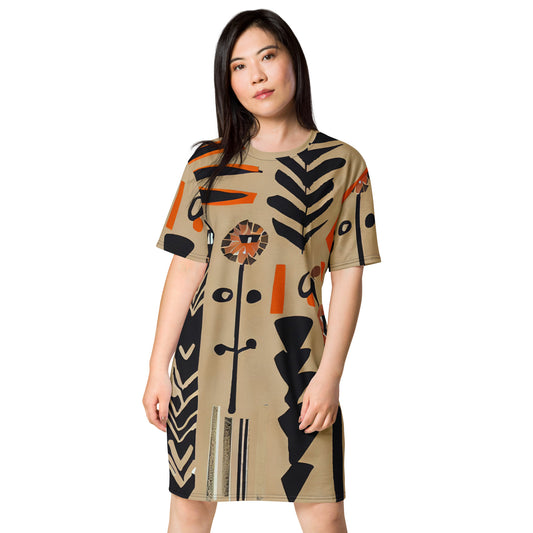 DMV 0202 Boho T-shirt dress