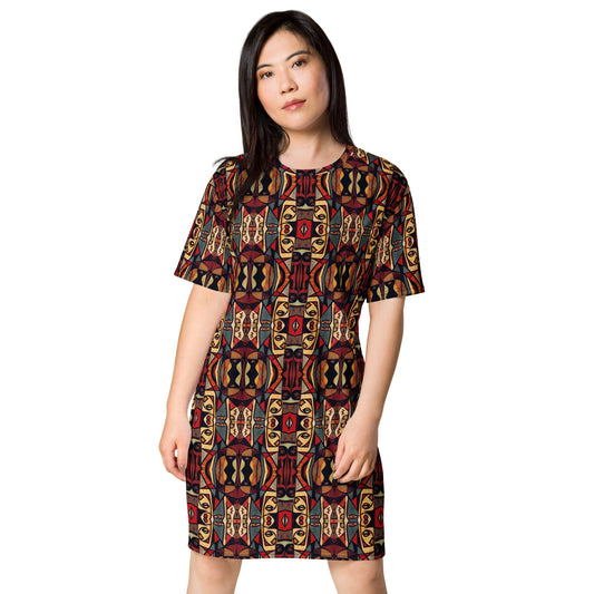 DMV 0174 Classic Boho T-shirt dress