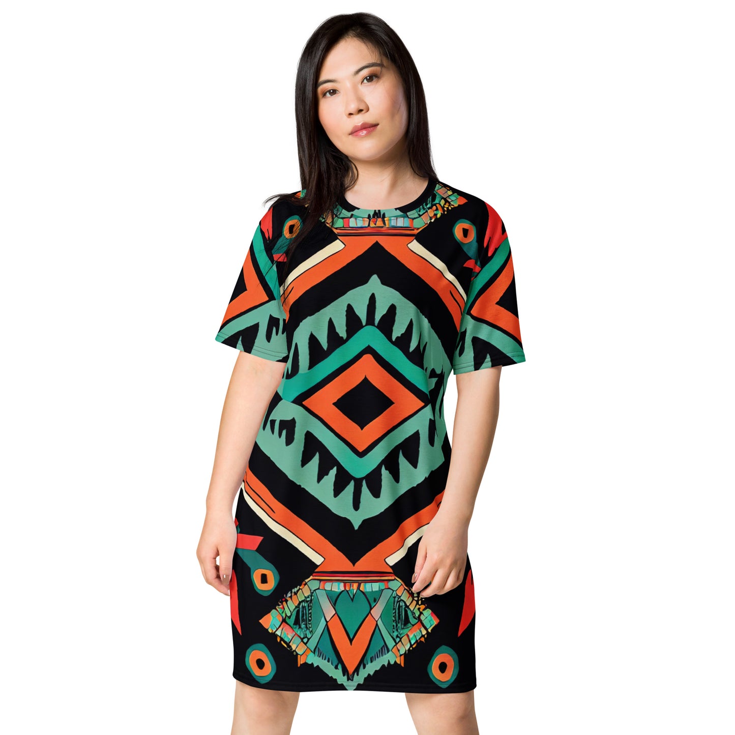 DMV 0154 Boho T-shirt dress