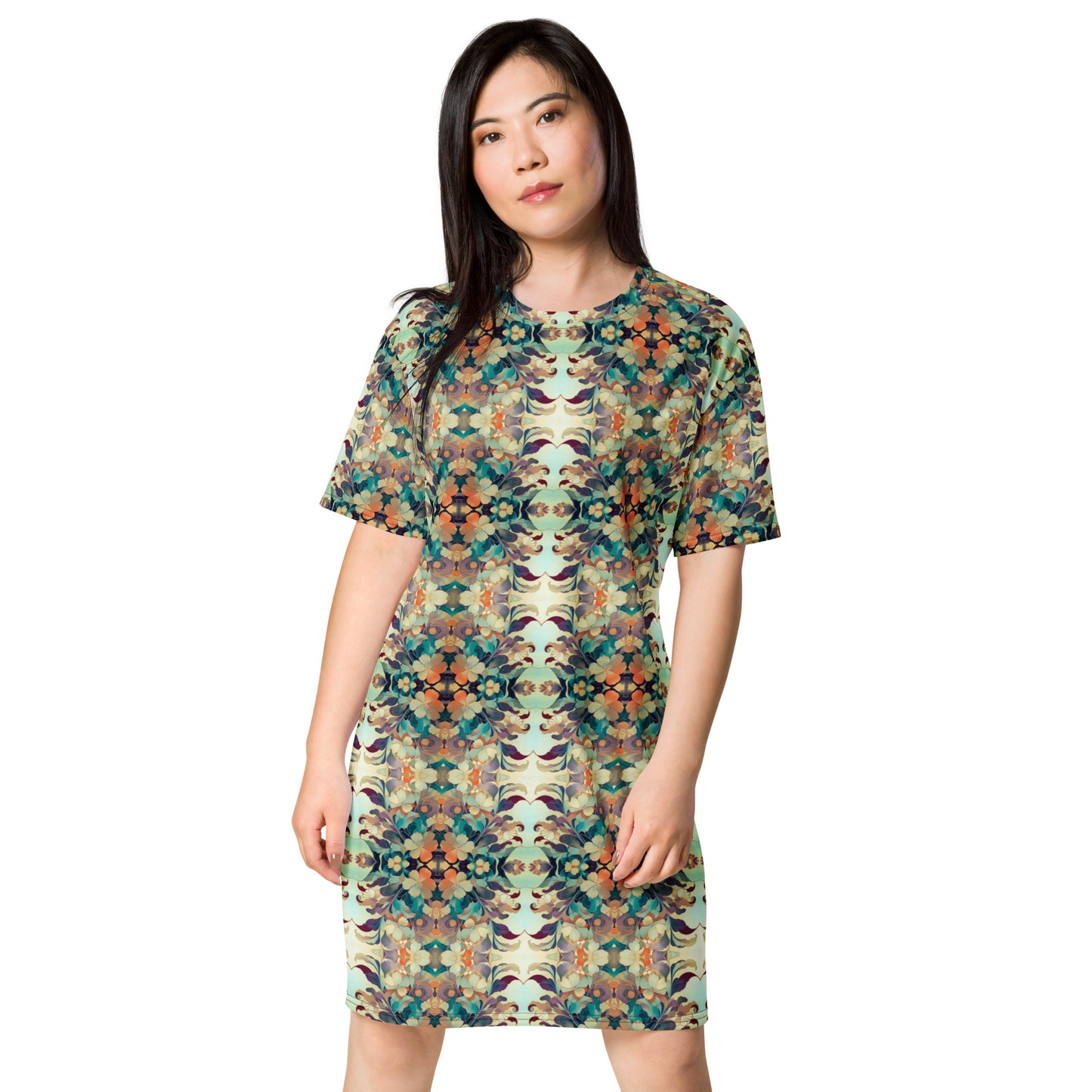 DMV 0408 Chic Boho T-shirt dress