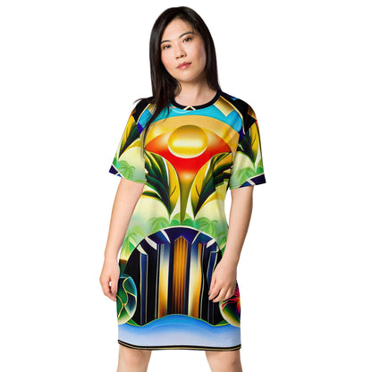 DMV 0258 Retro Art T-shirt dress