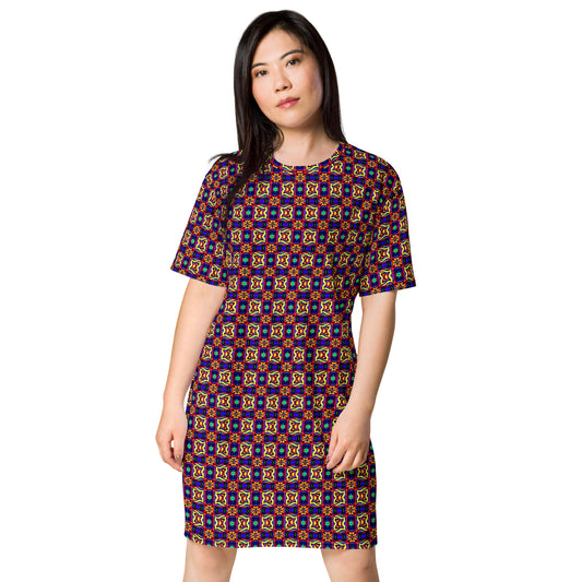 DMV 0199 Chic Boho T-shirt dress