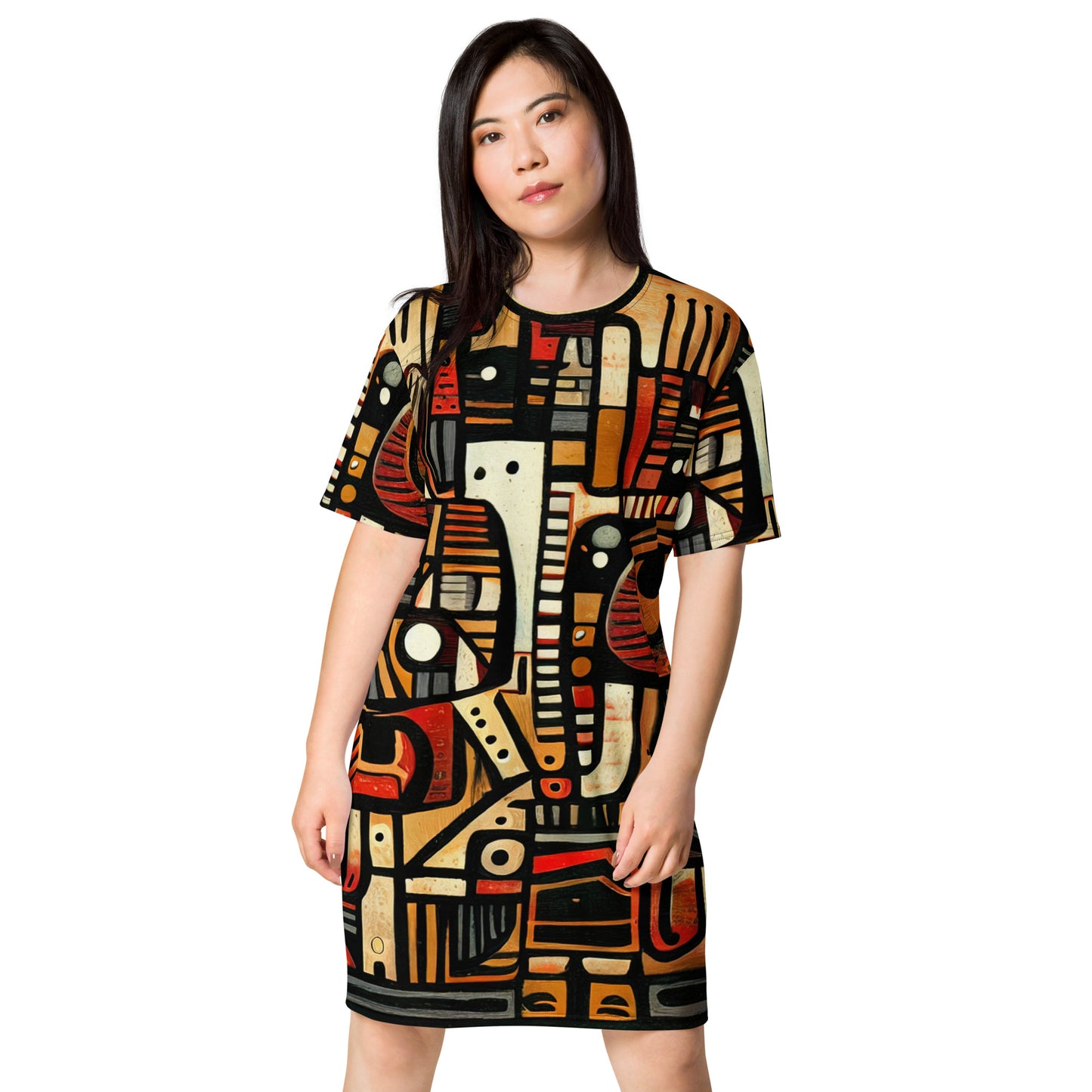 DMV 0505 Retro Art T-shirt dress