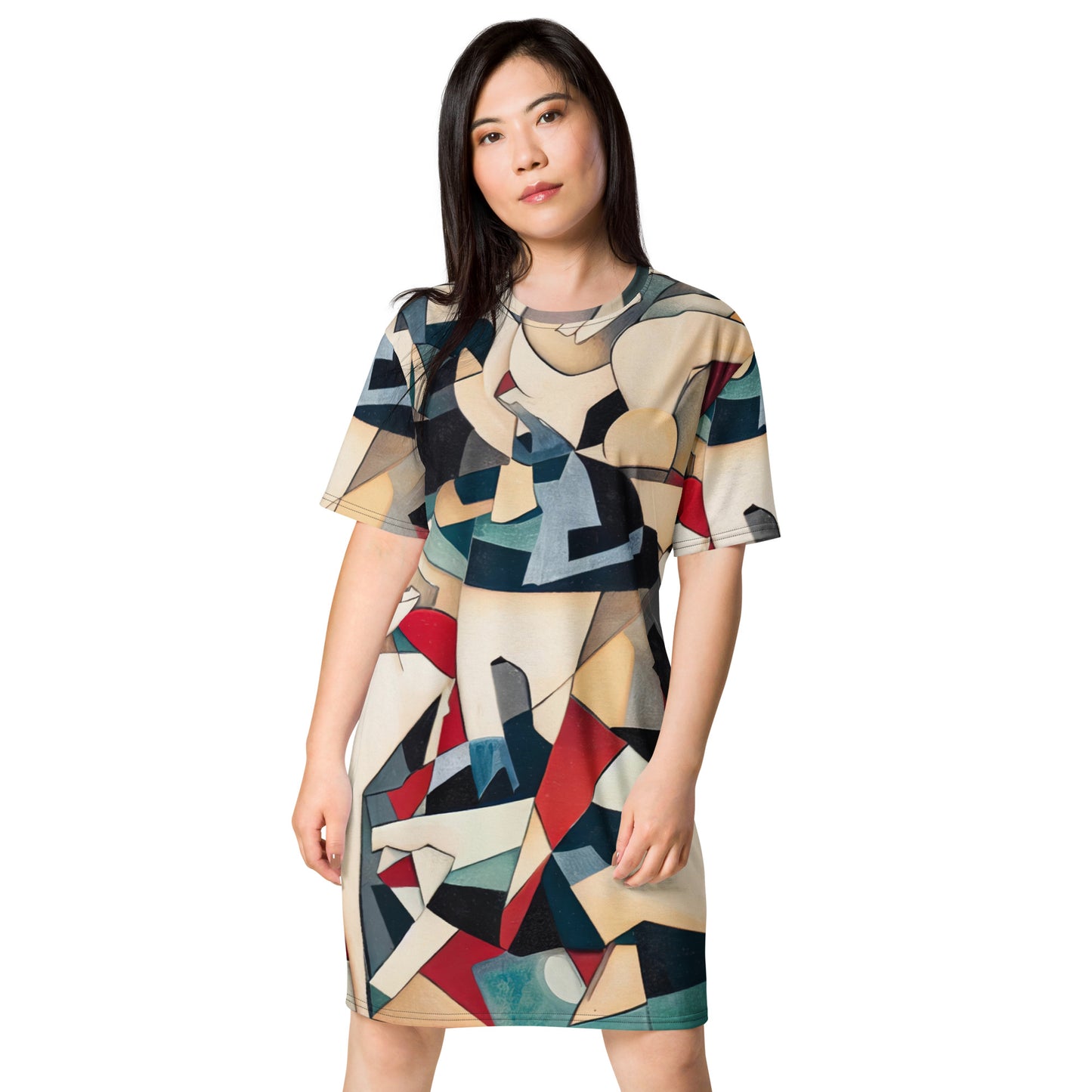 DMV 0508 Abstract Art T-shirt dress