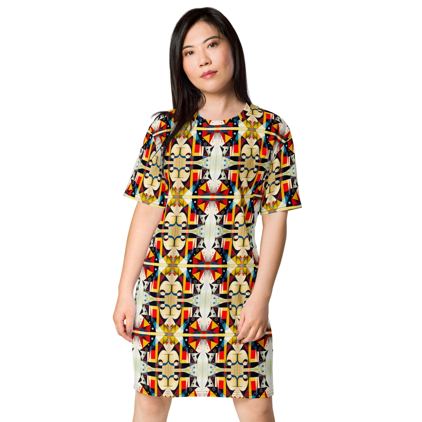 DMV 0517 Chic Boho T-shirt dress