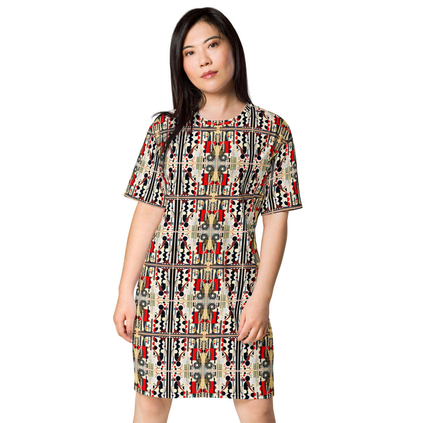 DMV 0863 Chic Boho T-shirt dress