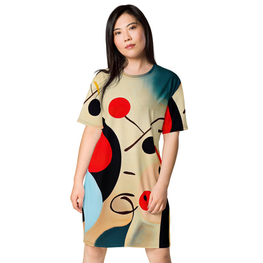 DMV 0820 Retro Art T-shirt dress