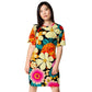 DMV 0644 Floral T-shirt dress