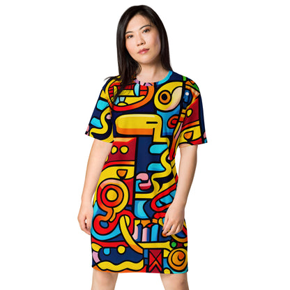 DMV 0397 Psy Art T-shirt dress