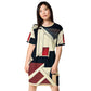 DMV 0886 Abstract Art T-shirt dress