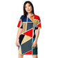 DMV 1876 Abstract Art T-shirt dress