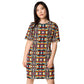 DMV 1810 Geo Boho T-shirt dress