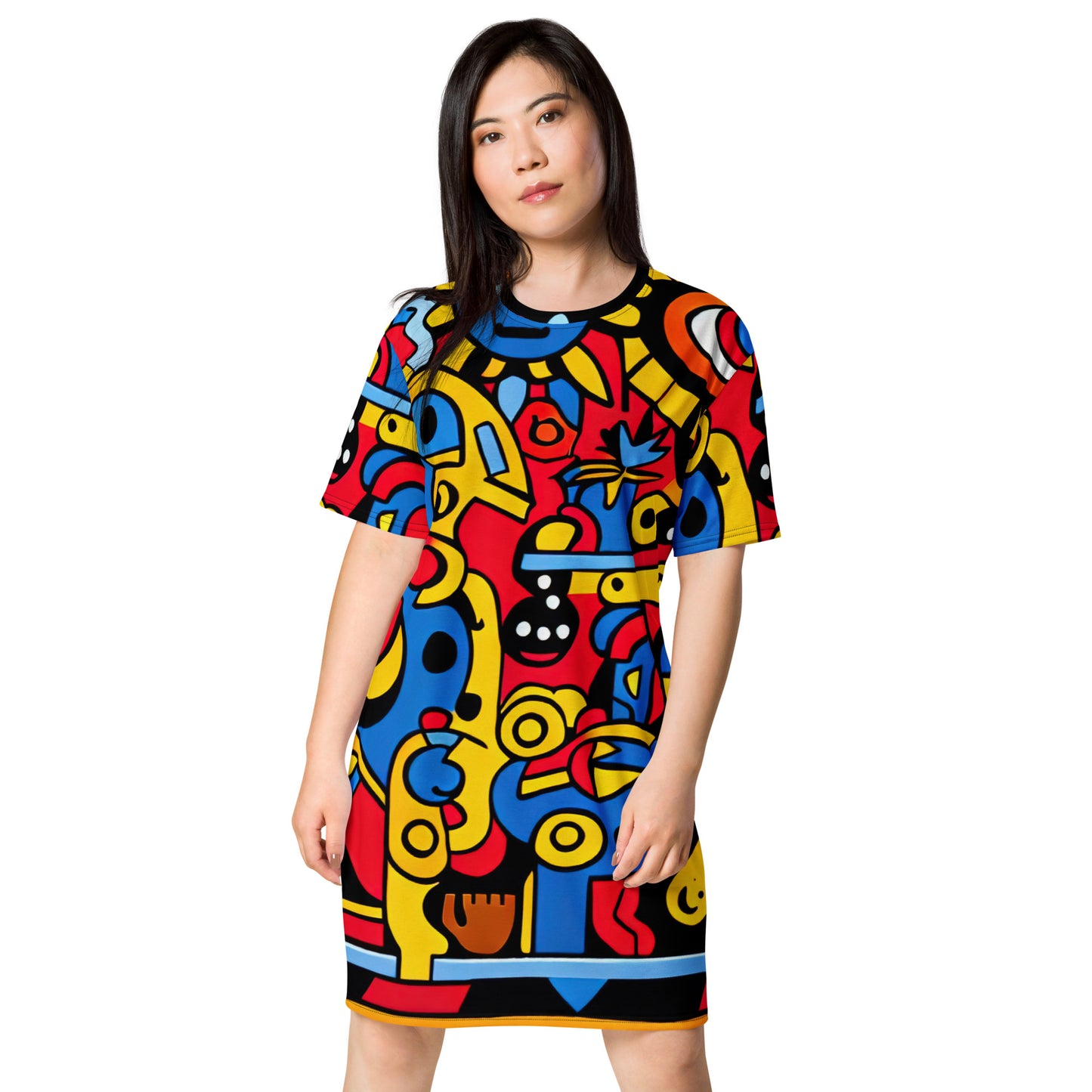 DMV 0714 Psy Art T-shirt dress