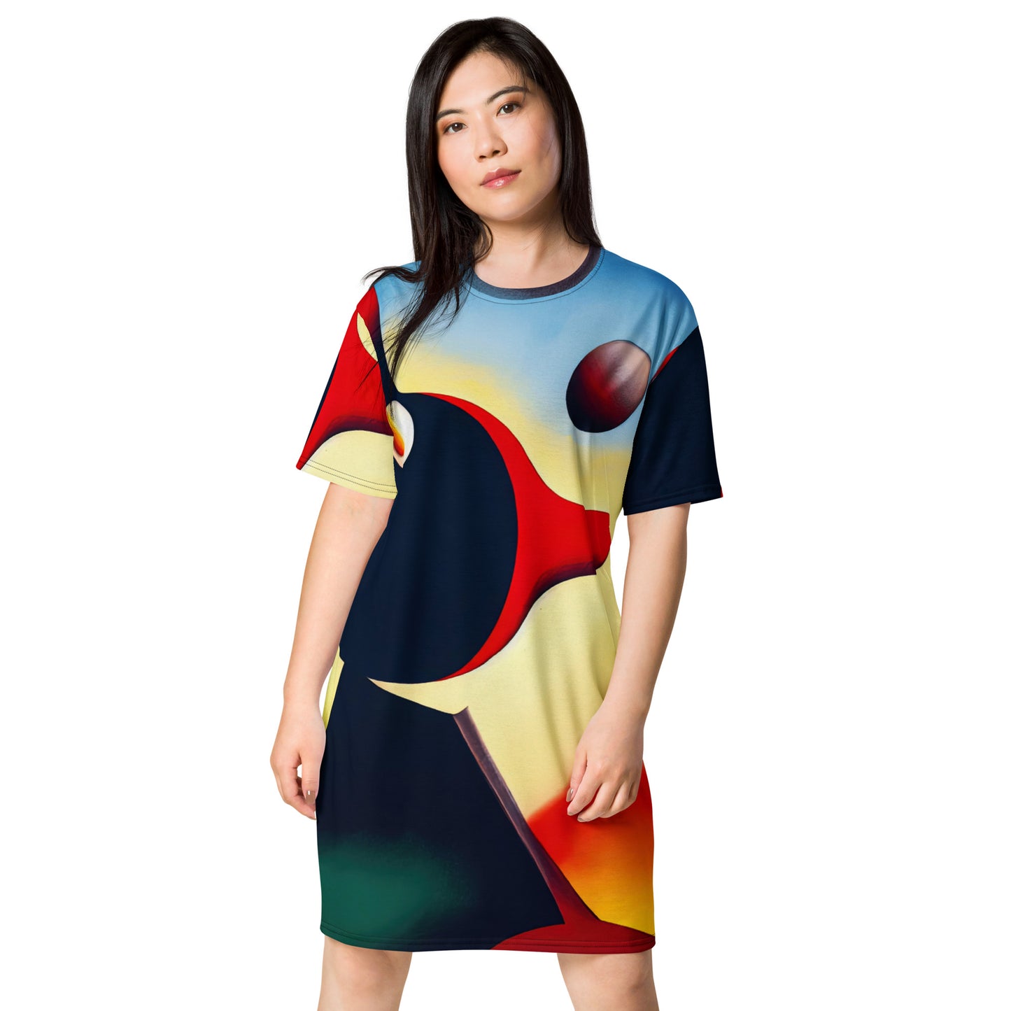 DMV 1296 Retro Art T-shirt dress