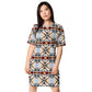 DMV 0889 Geo Boho T-shirt dress