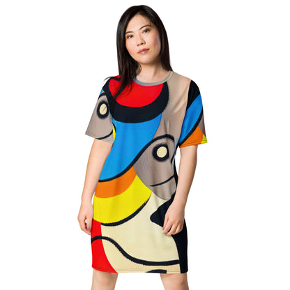 DMV 1100 Retro Art T-shirt dress